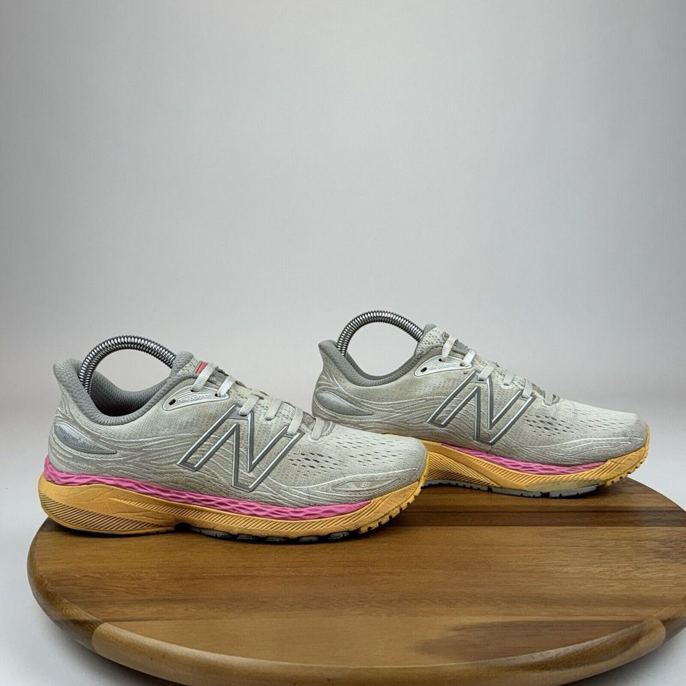 Womens New Balance Fresh Foam X 860v12 Gray Athletic Running Sneakers Size 8‎ B